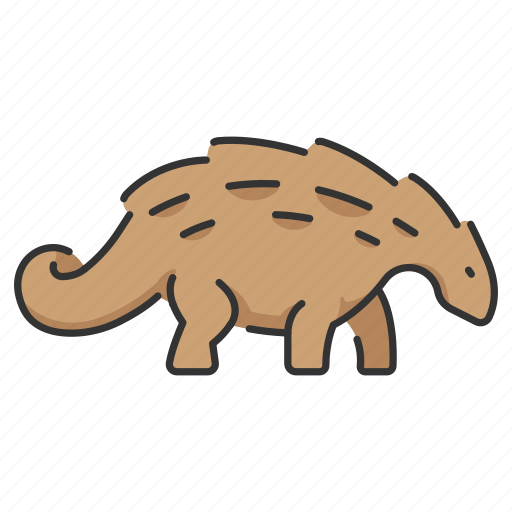 Animal, dinosaur, extinct, nodosaurus, wildlife icon - Download on Iconfinder