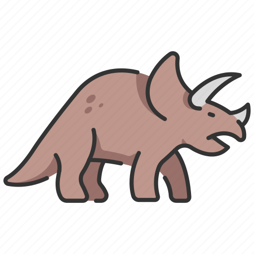 Animal, dinosaur, extinct, triceratops, wildlife icon - Download on Iconfinder