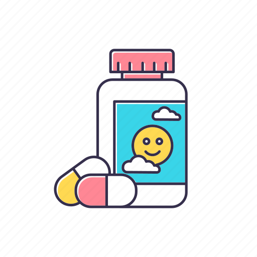 Antidepressant, depression, medication, painkiller, pill, placebo, treatment icon - Download on Iconfinder