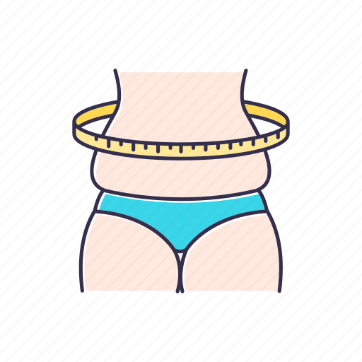 Belly, cellulite, change, fat, measure, overweight, weight icon - Download on Iconfinder