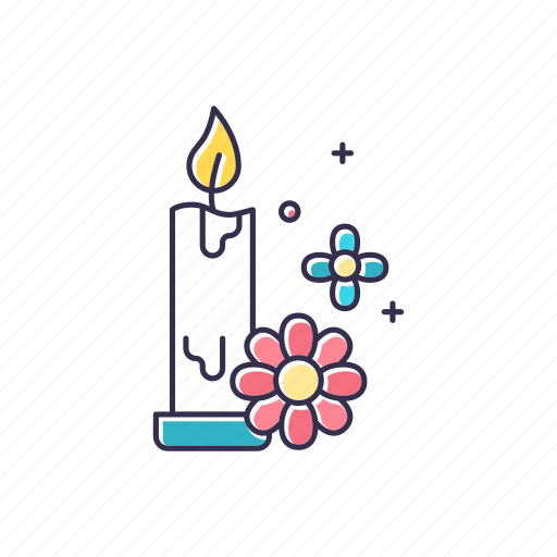 Aroma, aromatherapy, candle, floral, fragrance, scented, smell icon - Download on Iconfinder