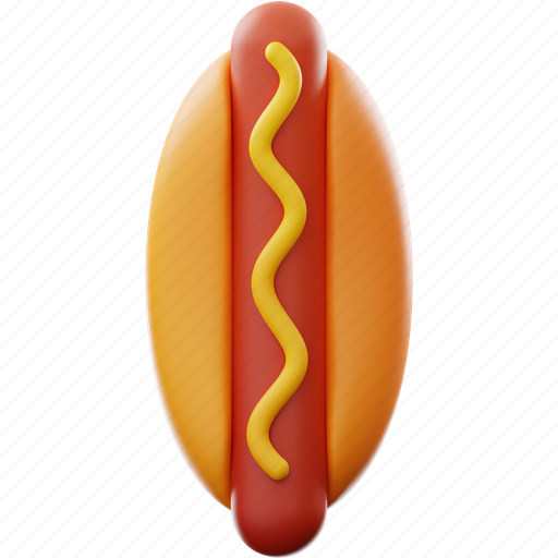 Oktoberfest, hotdog 3D illustration - Download on Iconfinder