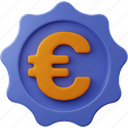 finance, euro, medal, money 