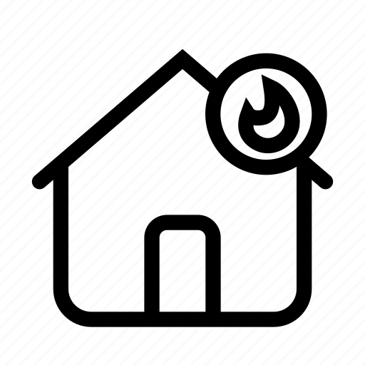 House, fire, home, property icon - Download on Iconfinder