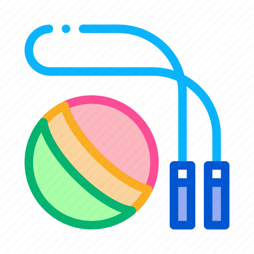 Ball, educational, game, lessons, rope, skipping, teacher icon - Download on Iconfinder