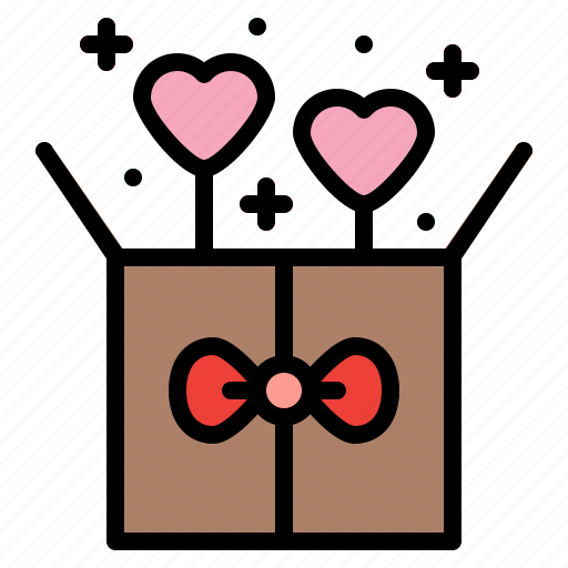 Balloon, gift, heart, surprise icon - Download on Iconfinder