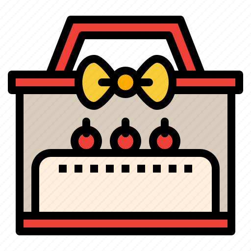 Cake, gift, present, surprise icon - Download on Iconfinder