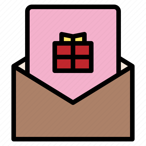Gift, letter, mail, present icon - Download on Iconfinder