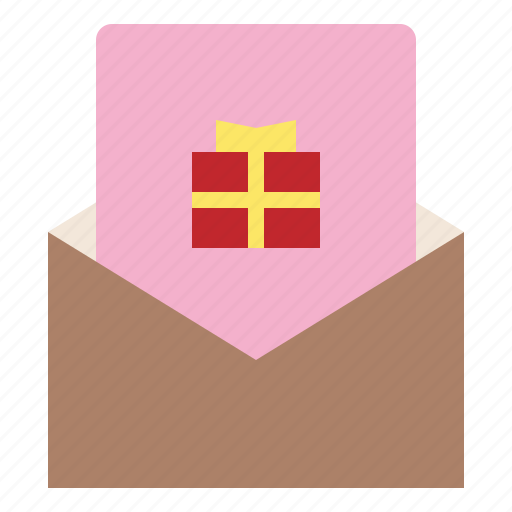 Gift, letter, mail, present icon - Download on Iconfinder