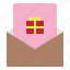 gift, letter, mail, present 