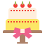 bow, cake, gift, surprise 