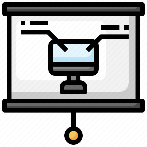 Presentation, computer, seo, web, finances icon - Download on Iconfinder