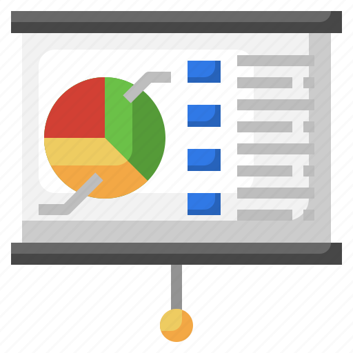 Presentation, statistics, chart, finances icon - Download on Iconfinder