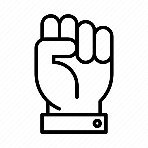 Election 2020, hand gesture, fist, power, voting, vote icon - Download on Iconfinder