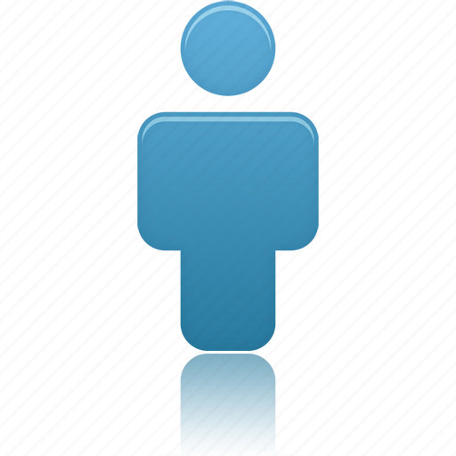Blue, user, person, profile icon - Download on Iconfinder