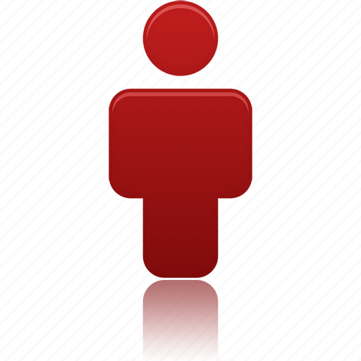 Red, user, account, human, person, profile, users icon - Download on Iconfinder