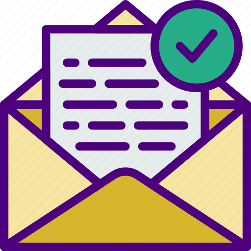 Communication, contact, delivery, mail, message, success icon - Download on Iconfinder