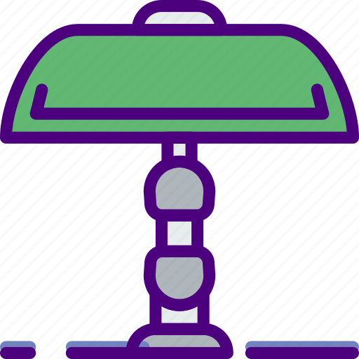 Appliance, desk, furniture, household, lamp, room icon - Download on Iconfinder