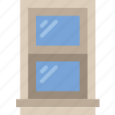 appliance, furniture, household, wardrobe, window