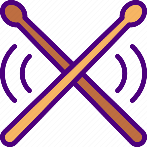Drumsticks, music, sing, song, sound icon - Download on Iconfinder