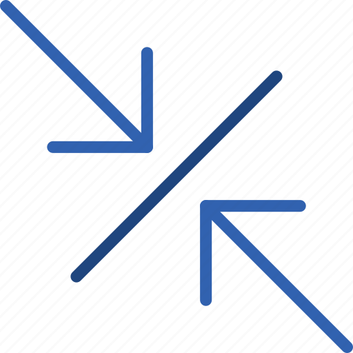 Arrow, compress, diagonal, direction, location, orientation icon - Download on Iconfinder