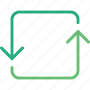 arrow, cycle, direction, location, orientation