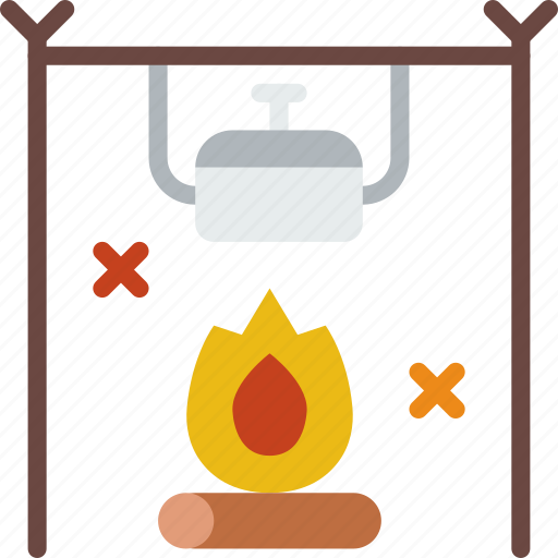 Campfire, holiday, seaside, travel, vacation icon - Download on Iconfinder