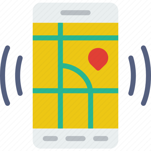 App, interaction, interface, location, map, mobile icon - Download on Iconfinder