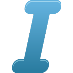 Itailc, text icon - Free download on Iconfinder