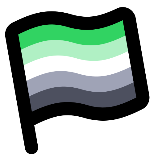 Aromantic, flag, lgbtiaq, pride icon - Free download