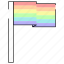 flag, lgbt, gay, lesbian, pride, rainbow
