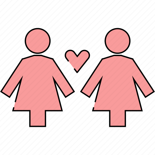 Heart, lgbt, gay, lesbian, pride, couple icon - Download on Iconfinder