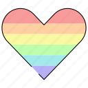 heart, lgbt, gay, lesbian, pride, rainbow