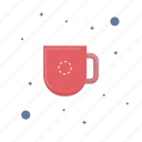 branded, cup, drink, mug, tea