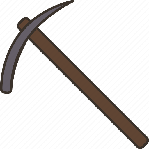 Pickaxe, dig, construction, hardware, tool icon - Download on Iconfinder