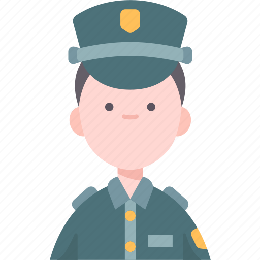 Officer, prison, guard, police, security icon - Download on Iconfinder