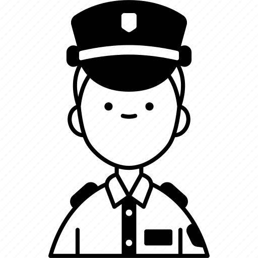 Officer, prison, guard, police, security icon - Download on Iconfinder