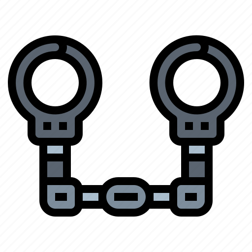 Arrest, chain, criminal, handcuff, police icon - Download on Iconfinder
