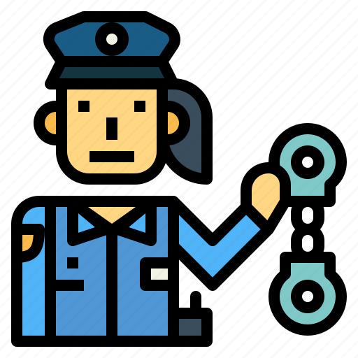 Guard, handcuff, police, prison, warder icon - Download on Iconfinder