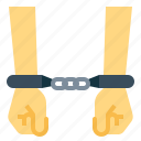 arm, arrest, hand, handcuff, prisoner