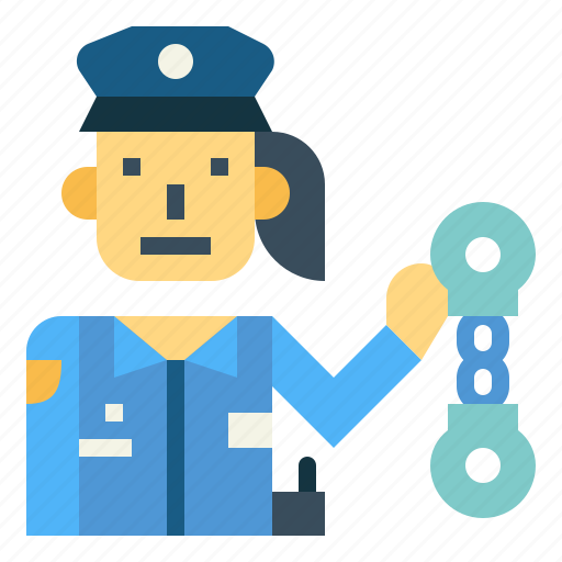 Guard, handcuff, police, prison, warder icon - Download on Iconfinder
