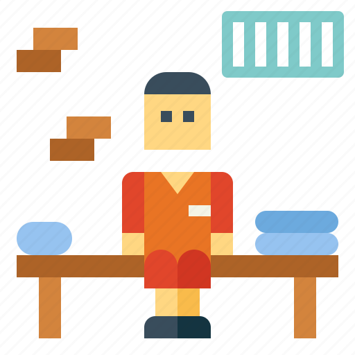 Jail, man, prison, prisoner, punishment icon - Download on Iconfinder