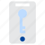 lock, mobile, private, key 