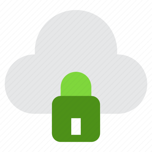 Lock, protection, secure, cloud icon - Download on Iconfinder
