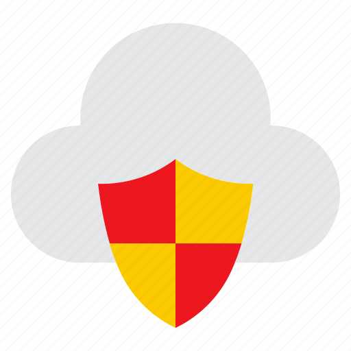 Secure, protection, shield, cloud icon - Download on Iconfinder