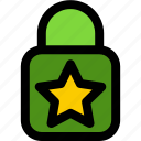 protection, lock, star, padlock