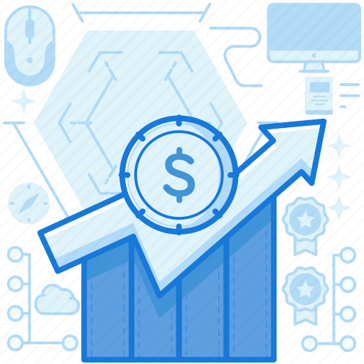 Chart, finance, graph, increase, investment, money, projection icon - Download on Iconfinder
