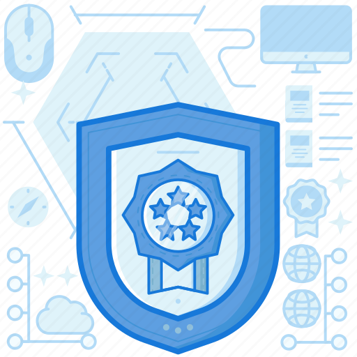 Medal, protection, rating, review, safety, security, shield icon - Download on Iconfinder