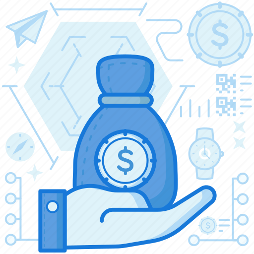 Bag, gesture, hand, investment, money, payment, sack icon - Download on Iconfinder