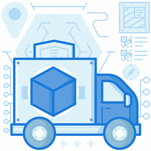 Distribution, management, product, transport, transportation, truck, vehicle icon - Download on Iconfinder